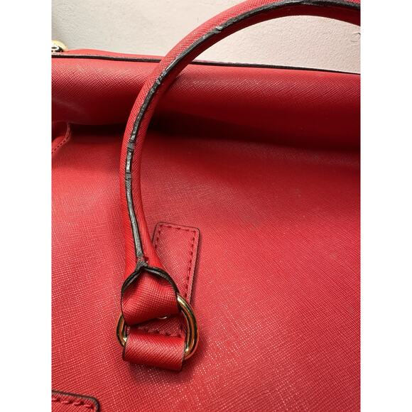 Michael Kors Red Hamilton Handbag - Picture 9 of 16